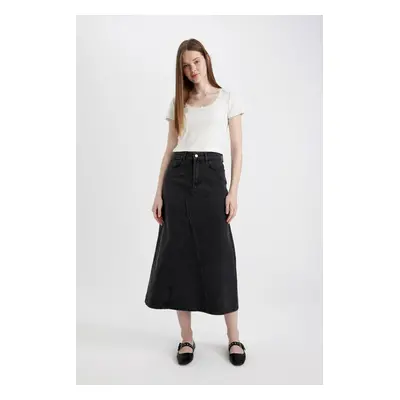 DEFACTO Long Fit Jean Long Skirt