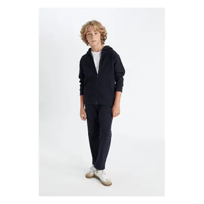 DEFACTO Boys Navy Blue School Tracksuit Bottoms