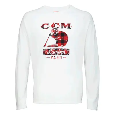 Men's T-shirt CCM HOLIDAY MASCOTT LUMBER L/S TEE SR