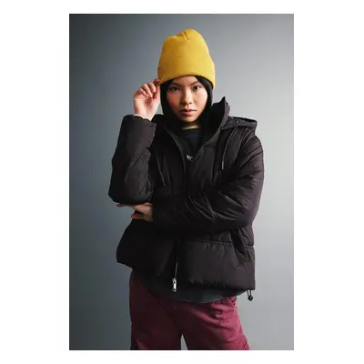 DEFACTO Waterproof Hooded Faux Fur Puffer Puffer Jacket