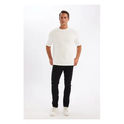 DEFACTO Skinny Leg Chino Canvas Trousers