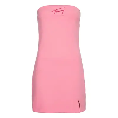 Tommy Jeans Dress - TJW SIGNATURE BODYCON DRESS pink