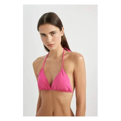 DEFACTO Fall In Love Regular Fit Triangle Bikini Top