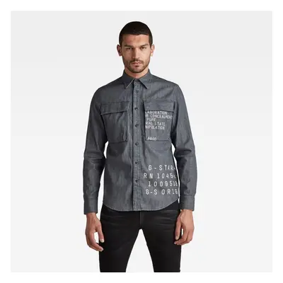 Shirt - G-star RAW Navy seal reg shirt aw gray