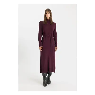 DEFACTO Regular Fit Half Turtleneck Dress