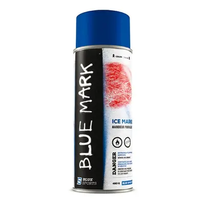 Blue Sports Ice Surface Marker red spray