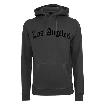 Los Angeles Text Hoody Charcoal