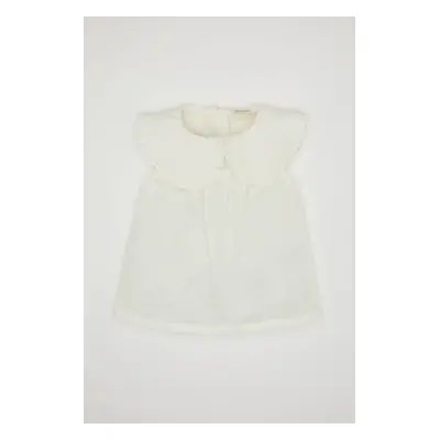 DEFACTO Baby Girl Big Collar Sleeveless Blouse