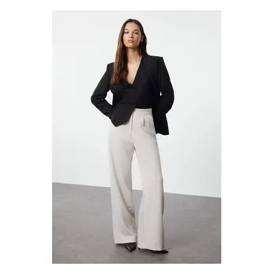 Trendyol Beige Wide Leg Woven Trousers