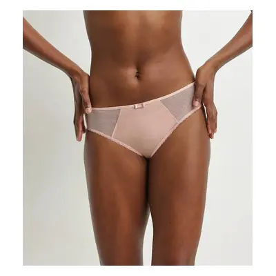 DIM GENEROUS COTTON BIO SLIP - Women's Organic Cotton Panties - Light Pink