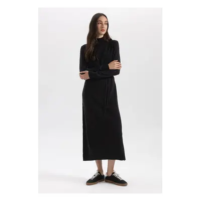 DEFACTO Half Turtleneck Long Sleeve Maxi Knitwear Dress