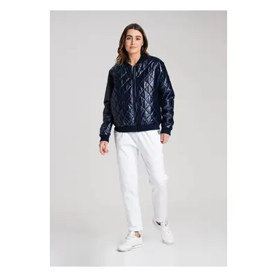 Look Made With Love Woman's Jacket Sana Navy Blue