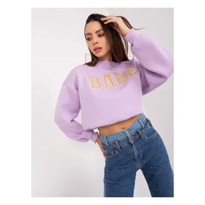 Light purple sweatshirt