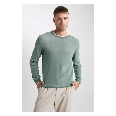 DEFACTO Standard Fit Crew Neck Sweater