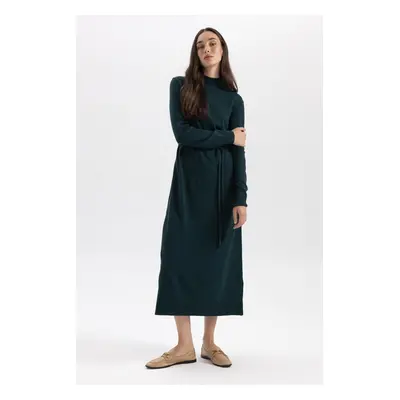 DEFACTO Half Turtleneck Long Sleeve Maxi Knitwear Dress