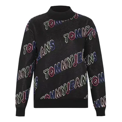 Tommy Jeans Sweater - TJW OUTLINE PRINT SWEATER black