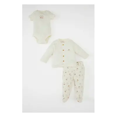 DEFACTO Baby Boy Printed 3-Piece Hospital Set