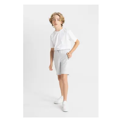 DEFACTO Boy's Zipper Pocket Shorts