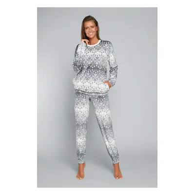 Women's snow set, long sleeves, long legs - print