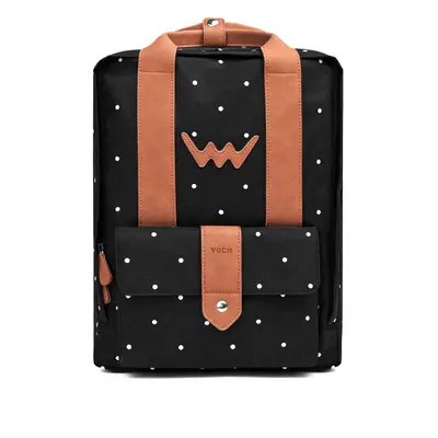 City backpack VUCH Tyrees Dotty Black