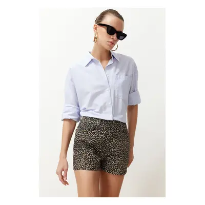 Trendyol Multi Color Leopard Print Shorts & Bermuda