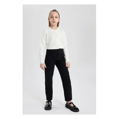 DEFACTO Girl's Straight Fit Trousers