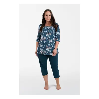 Pyjamas Madison 3/4 sleeve, 3/4 legs - print/nautical