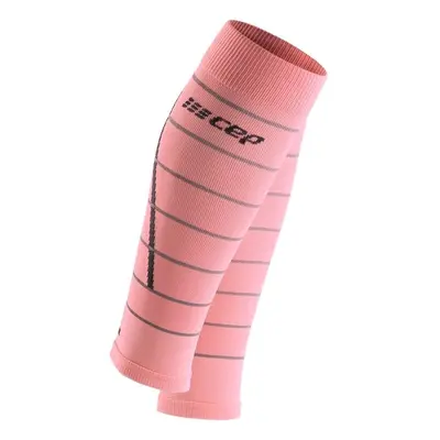 Women's compression calf sleeves CEP Reflective light pink