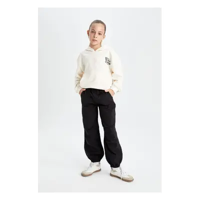 DEFACTO Girl's Parachute Cotton Trousers