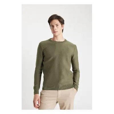 DEFACTO Standard Fit Crew Neck Sweater