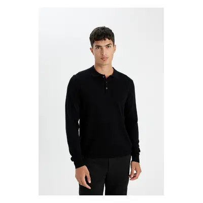 DEFACTO Standard Fit Polo Neck Sweater