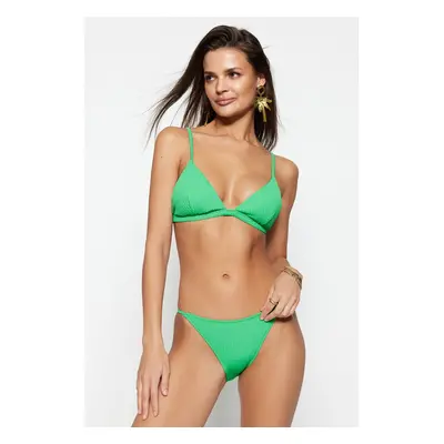 Trendyol Green normál lábú bikini alsó