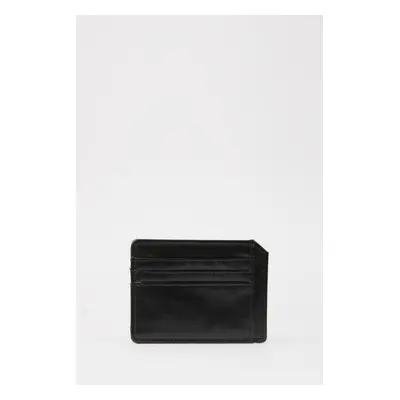 DEFACTO Men&#39;s Faux Leather Card Holder