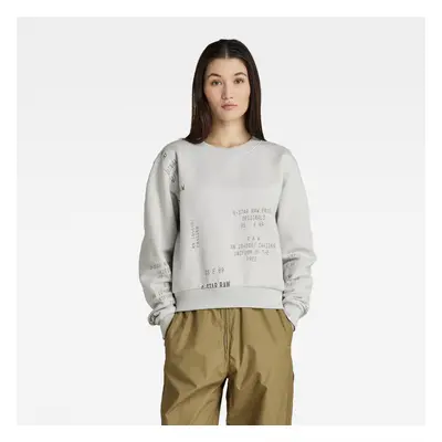 G-STAR Sweatshirt - Cropped ao loose sw wmn grey