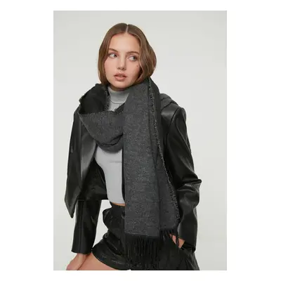 Trendyol Women's Black Soft-textured Scarf