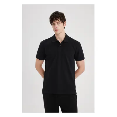 DEFACTO New Regular Fit Short Sleeve Polo Basic T-Shirt