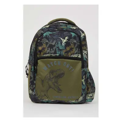 DEFACTO Boy Patterned Canvas School Bag