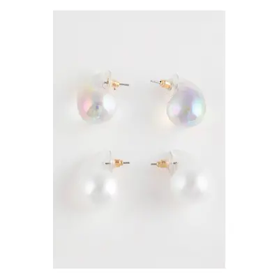 DEFACTO Women's 2-Piece Earrings