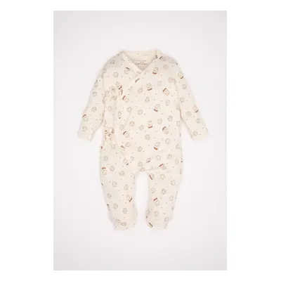 DEFACTO Baby Boy Newborn Patterned Long Sleeve Jumpsuit