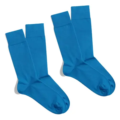 Banana Socks Unisex's 2Pack Socks Essentials Azure Dream