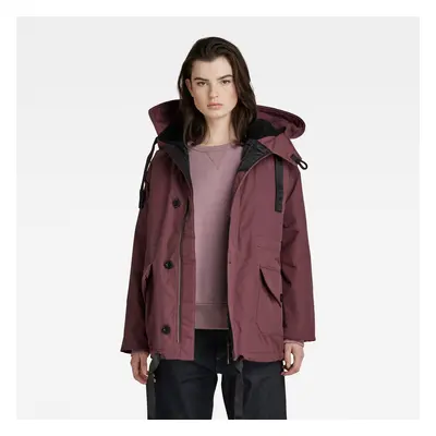 G-STAR Coat - Mid parka wmn purple