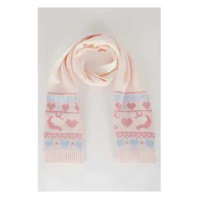 DEFACTO Girl's Heart Patterned Scarf