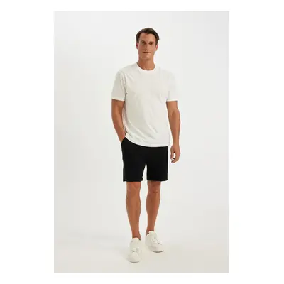 DEFACTO Regular Fit Jacquard Basic Shorts