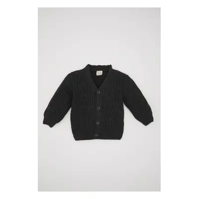 DEFACTO Baby Boy V Neck Buttoned Cardigan