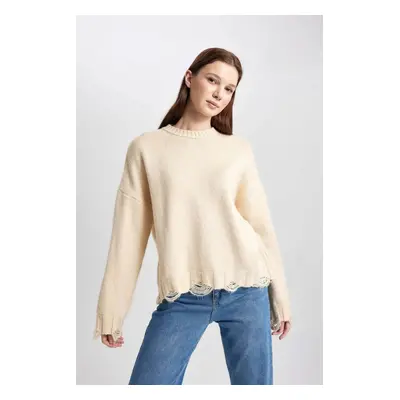 DEFACTO Regular Fit Sweater Tunic