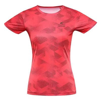 Women's quick-drying T-shirt ALPINE PRO QUATRA diva pink variant pb