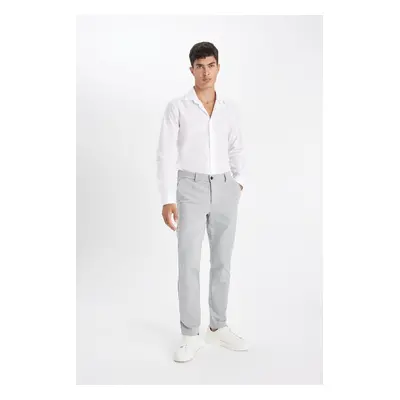 DEFACTO Jogger Pants Buttoned Basic Plain Pocket Straight Leg