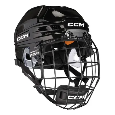 Ice Hockey Helmet CCM Tacks Combo Black L, Black