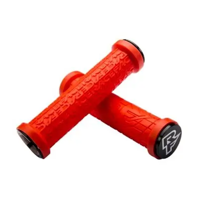 Race Face Grippler handlebar grips, 30mm, Lock On, red