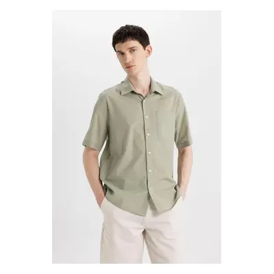 DEFACTO Relax Fit Polo Collar Cotton Short Sleeve Shirt